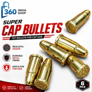 9MM Fake Dummy Metal Bullets Golden