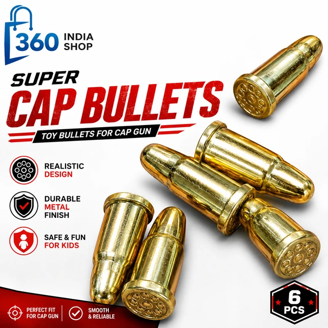 9MM Fake Dummy Metal Bullets Golden